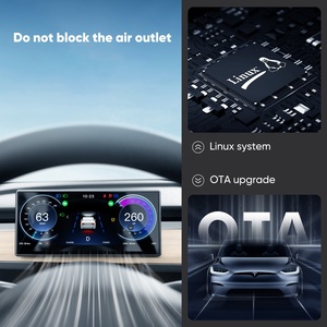 Écran tactile de tableau de bord F9 <span class=keywords><strong>Pro</strong></span> de 9 pouces avec Carplay et Android Auto pour Model 3/Y/Model 3 Highland/Juniper - Product Image 2