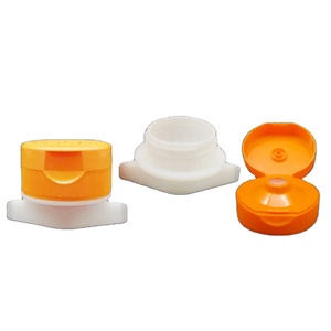 Lid Vial Plastic Plastic Plastic Spout Oem Mould Top Lid Liquid Vial Gold Color Hard Plastic Shampoo Packing Flip Spout Cap