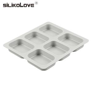 MUYULINS Factory 6-Cavity Reusable Homemade Maker LFGB Platinum Non-Stick BPA-Free <b>Silicone</b> Soap Mold - Product Image 4
