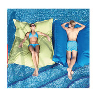Pouf de piscine moderne en tissu – Lit/chaise/canapé flottant imperméable avec housse amovible