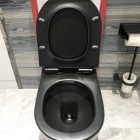 WC suspendu de haute qualité avec réservoir dissimulé à économie d'eau, cadre dissimulé, réservoir de toilette mural durable pour salle de bain