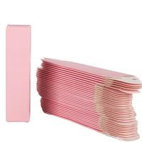 50 pièces petites boîtes en papier Kraft vides mat rose brillant à lèvres emballage 22X22X92mm pour cosmétique