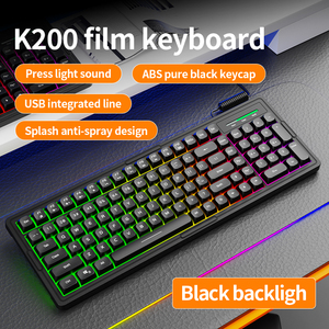 Clavier mécanique USB SOREX K200 OEM, double mode filaire, rétroéclairé LED, touches silencieuses, idéal pour le bureau, l'apprentissage et la maison - Product Image 5