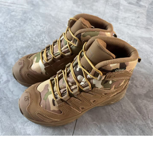 TSB1 Breathable Camouflage Lock Shoes <b>Hiking</b> Walking Training Shoes with Lock <b>Hiking</b> <b>Boots</b> - Product Image 2