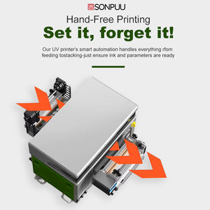 طابعة ملصقات DTF متكاملة للطباعة على الأسطح المسطحة واللفائف بحجم A3 وA2 مع رؤوس طباعة I3200 U1 HD I1600 بدقة 2400 نقطة في البوصة وطباعة UV من لفة إلى لفة بخطوة واحدة - Product Image 2