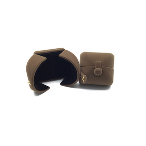 De alto grado <span class=keywords><strong>Oriental</strong></span> joyería Unisex flocado anillo cajas - Product Image 1