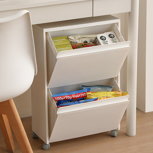 Mueble de Almacenamiento Multicapa con Ruedas para Sala de Estar, con Cajones para Juguetes y Snacks - Product Image 3