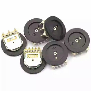 Bánh răng quay số b50k kiểm soát kép chiết B103 b503 10K 50k đơn và đôi <span class=keywords><strong>3</strong></span> pin <span class=keywords><strong>5</strong></span> pin 16mm 16*2mm khối lượng chiết áp - Product Image 3