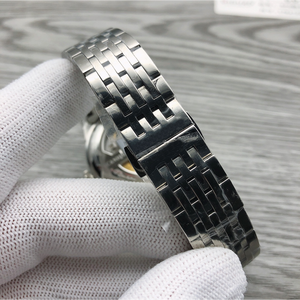 2025 montre mécanique de luxe haut de gamme pour hommes la plus vendue avec cadran blanc et calendrier pour les entreprises - Product Image 6