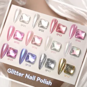 LILYCUTE Esmalte de Uñas con Purpurina de 7ml, Colorido, Brillante, con Purpurina y Perlas, Decoración de Uñas DIY, No Requiere Lámpara para Curar - Product Image 3