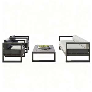 Meubles <span class=keywords><strong>de</strong></span> jardin, canapé d'extérieur en aluminium modulaire, ensembles <span class=keywords><strong>de</strong></span> jardin, canapé <span class=keywords><strong>de</strong></span> <span class=keywords><strong>salon</strong></span> d'extérieur <span class=keywords><strong>de</strong></span> luxe, canapé modulaire d'extérieur - Product Image 6