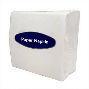 Serviettes de table jetables 2 plis en papier Airlaid de haute qualité, effet lin, pour hôtels, prix abordable, élégantes, blanches, en sachet, lot de 4 - Product Image 4