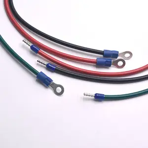 Customized Jumper Wires Wire Harness Cable Assembly Manufacture 1/4'' 250 Terminal Wires