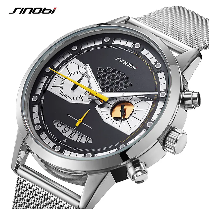 Creative Design Fashion Gents Wrist Watches Personalized S9814G Luminous Hands Quartz Watches For Men