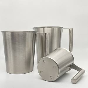 <span class=keywords><strong>Pichet</strong></span> à eau en métal 304 en acier inoxydable pour café au lait Latte moussant pour mesurer les ingrédients - Product Image 1