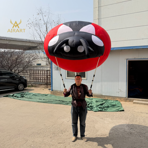 Disfraz Inflable <span class=keywords><strong>de</strong></span> Mariquita para Usar como Mochila, Accesorio Inflable <span class=keywords><strong>de</strong></span> Desfile, Disfraz <span class=keywords><strong>de</strong></span> Mascota Inflable <span class=keywords><strong>de</strong></span> Escarabajo <span class=keywords><strong>de</strong></span> Dibujos Animados para Espectáculos en Parques <span class=keywords><strong>de</strong></span> Atracciones - Product Image 6
