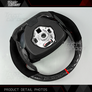 Volante Calefactable de Fibra de Carbono Personalizado para Chevrolet <span class=keywords><strong>Camaro</strong></span> RS SS ZL1 LT1 Edición <span class=keywords><strong>Hot</strong></span> <span class=keywords><strong>Wheels</strong></span> 2016-2022 - Product Image 5