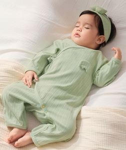 <b>Baby</b> Zippered Romper Bamboo Two Way Zipper Infant <b>Jumpsuit</b> <b>Baby</b> Long Sleeve Bodysuit Sustainable <b>Baby</b> Rompers - Product Image 4