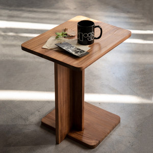 Mesa de Centro de Madera de Teca Africana, Estilo Moderno Minimalista, Construcción con Encaje de Espiga, Ideal para Sala de Estar - Product Image 1