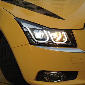 Feux avant automatiques pour <span class=keywords><strong>Chevrolet</strong></span> <span class=keywords><strong>Cruze</strong></span> 2009-<span class=keywords><strong>2014</strong></span>, feux avant de voiture <span class=keywords><strong>à</strong></span> LED, ensemble de mise <span class=keywords><strong>à</strong></span> niveau, double design en U, lentille de projecteur, accessoires - Product Image 4