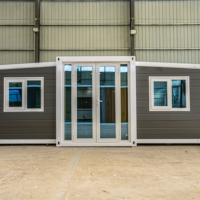 Maison conteneur extensible moderne OEM 20 pieds 40 pieds, type Luban, avec salle de bain et cuisine, pour Glamping, Hôtel, Resort