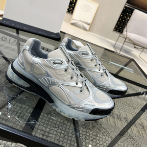 Baskets de luxe en cuir véritable blanc de créateur, haute qualité, respirantes, pour la marche en extérieur, chaussures de sport à lacets, tendance mode - Product Image 3
