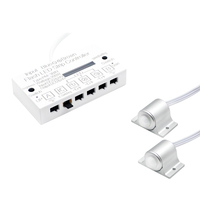 Contrôleur intelligent de lumière d'escalier à LED à défilement d'eau avec capteur de mouvement infrarouge PIR 200W DC12V/24V
