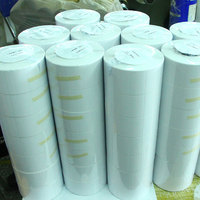 Personnalisé 4x4 fragile autocollants avec autocollant machine blanc thermique autocollant rouleau label maker