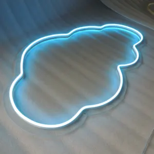 Großhandel signage schlafzimmer-Drop Shipping dekorative benutzer definierte Zeichen Buchstaben Led Leucht reklame Licht Geburtstag Lichter Big Letter Neon Glasröhre Neon Wolken Beschilderung