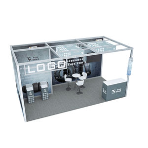 Stands modulaires personnalisables de 10x20 pieds, sublimation par transfert thermique, pliables, portables, pour salons professionnels, installation rapide, éclairage - Product Image 6