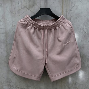 Shorts amples personnalisés brodés, en molleton épais, décontractés, de haute qualité en coton, pour hommes, style Bermuda, pour la course à pied - Product Image 1