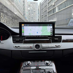 Lecteur multimédia Android pour voiture avec navigation GPS, écran 12,3 pouces, puce Qualcomm, autoradio, unité principale pour <span class=keywords><strong>Audi</strong></span> A8 A8L D4 2011-2017, CarPlay - Product Image 3