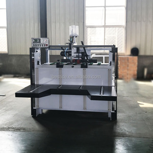 Warranted Semi Automatic Zxj-2800 Regular Shape Corrugated Paperboard Gluing Machines and Carton <strong>Box</strong> <strong>Folder</strong> Gluer Machinery - Product Image 2