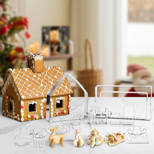 Set di formine per biscotti in acciaio inossidabile di <span class=keywords><strong>Halloween</strong></span> (zucca/fantasma/pipistrello/gatto/cappello da strega)-ideale per decorazioni per feste - Product Image 3