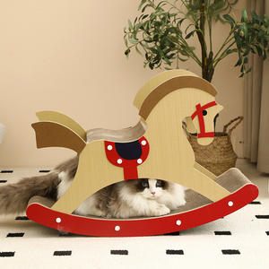 กระดานลับเล็บแมวแบบปรับแต่งได้ของเล่นรังนกแคคตัสแบบทนทานต่อการสึกหรอม้าโยก - Product Image 3