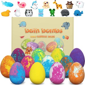 Частная Марка премиум-класса, для ванны, расслабляющее пасхальное яйцо, вдохновляющее, красочная пузырчатая бомба для детей - Product Image 4
