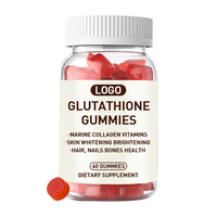 Vente chaude OEM, Gummies de beauté au collagène, Éclaircissement de la peau, Éclat des cheveux, Santé des ongles et des os, Anti-âge
