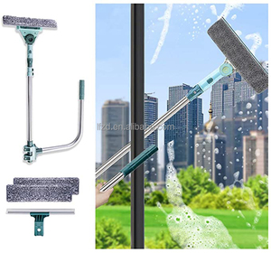 Herramientas de limpieza de ventanas de vidrio de microfibra telescópica profesional tipo U - Product Image 3