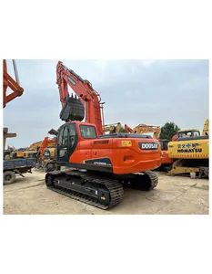 Popüler Doosan DX 225 ikinci el ekskavatör Doosan 210 225 paletli ekskavatör satılık ucuz fiyat