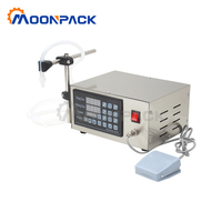 Machine de remplissage automatique de liquides Moonpack GFK-280 à tête unique et 1 buse, avec pompe à commande numérique pour huiles parfumées