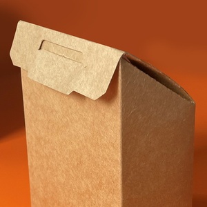 <span class=keywords><strong>Caja</strong></span> de papel para pollo frito y patatas fritas, embalaje para sándwiches, <span class=keywords><strong>caja</strong></span> para aperitivos horneados con ventana, <span class=keywords><strong>caja</strong></span> rectangular de papel kraft de grado alimenticio con base de gancho - Product Image 3