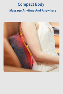 Coussin de massage pour la circulation sanguine en gros, pour le <span class=keywords><strong>dos</strong></span>, la voiture, le siège à domicile, avec chaleur pour le cou, les jambes, les épaules, la tête, soulagement de la douleur - Product Image 4