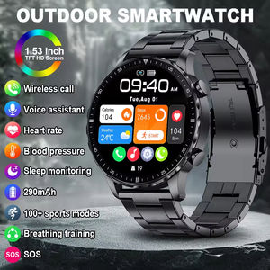 <span class=keywords><strong>Reloj</strong></span> <span class=keywords><strong>Inteligente</strong></span> con Voz IA BW0664, Pantalla Táctil, Llamadas Bluetooth, Monitor de Actividad Física Multideportiva, Presión Arterial, <span class=keywords><strong>Reloj</strong></span> <span class=keywords><strong>Inteligente</strong></span> para <span class=keywords><strong>Hombre</strong></span> - Product Image 2
