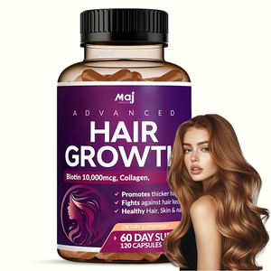 Vendita Calda Capsule Vitaminiche per Capelli 24-in-1 Avanzate OEM con Saw Palmetto, Biotina e <span class=keywords><strong>Collagene</strong></span>, <span class=keywords><strong>Integratore</strong></span> per Adulti - Product Image 1
