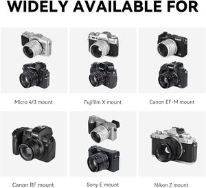7artisans 35มม.F1.4 Mark II APS-Cคู่มือโฟกัสPrimeเลนส์ขนาดใหญ่รูรับแสงกับกล้องFuji <span class=keywords><strong>X</strong></span>-A1 <span class=keywords><strong>X</strong></span>-A10 <span class=keywords><strong>X</strong></span>-<span class=keywords><strong>A2</strong></span> <span class=keywords><strong>X</strong></span>-A3 A-at - Product Image 5