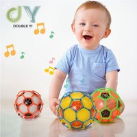 Balle gonflable lumineuse de haute qualité pour enfant, musique Flash, Football, jouets, balle de danse électrique