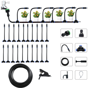 Boquilla de latón Flexible de 20cm, sistema de riego automático por nebulización, Kit de refrigeración por pulverización de conexión rápida para jardín, balcón, nebulizador de plantas - Product Image 3