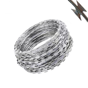 <span class=keywords><strong>ลวดหนาม</strong></span>คอนเสิร์ตติน่าเคลือบพีวีซีชุบสังกะสี BTO-18 BTO-22 CBT-65 สำหรับรั้ว - Product Image 4