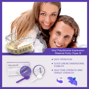 510K approvato Glorysmile altri denti che imbiancano gli accessori materiale dentale dell'impressione del Silicone del mastice - Product Image 4
