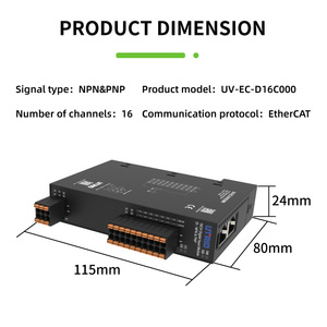 Module d'entrée/sortie numérique à 16 voies, contrôleur de programmation PLC EtherCAT, prix de gros - Product Image 2